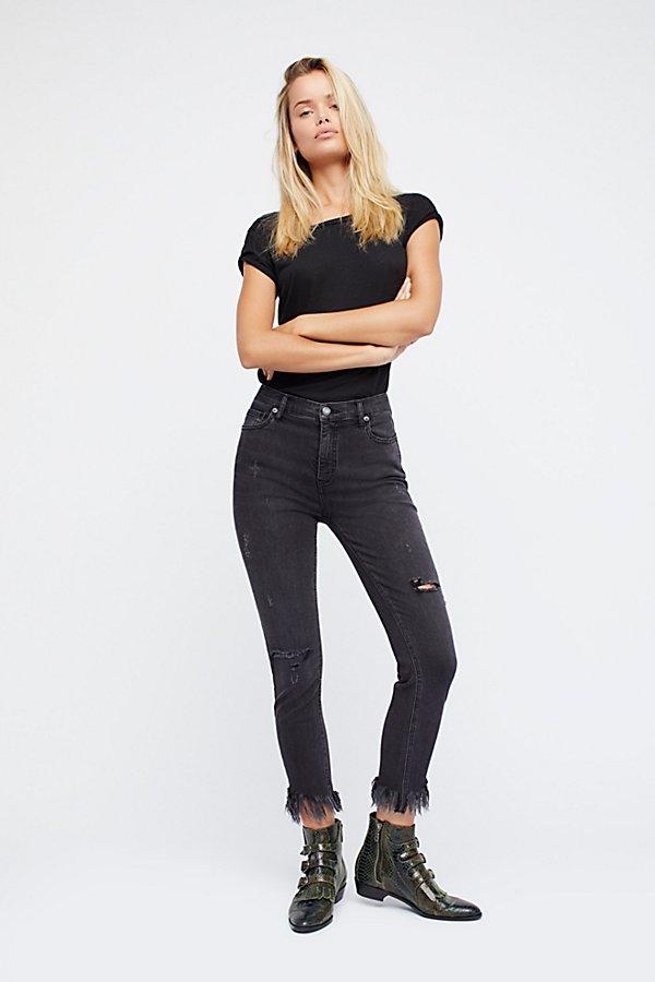 Great Heights Frayed Skinny Jeans By Free People Denim